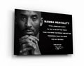 Kobe Bryant Mamba Mentality Motivation Quotes Canvas,Basketball Legend Player Poster, Basketball Gift, Mindset Print